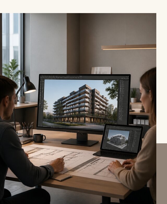 3D визуализация архитектуры и объектов строительства в Сердобске