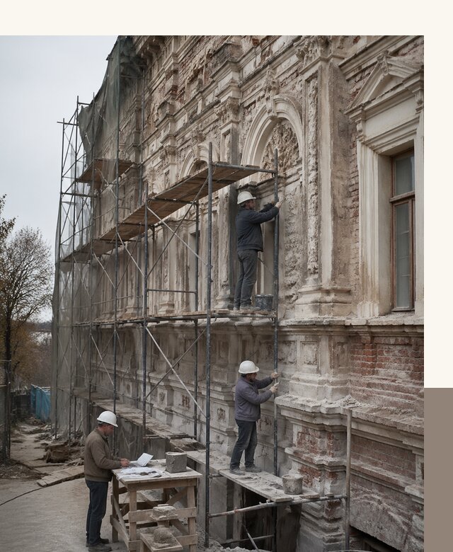 Реставрация объектов культурного наследия под ключ в Сердобске