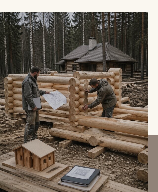 Проектирование и строительство домов из бревна в Сердобске